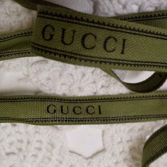 Gucci Party Supplies Authentic Gucci Ribbon Green Spell Out 86 Long